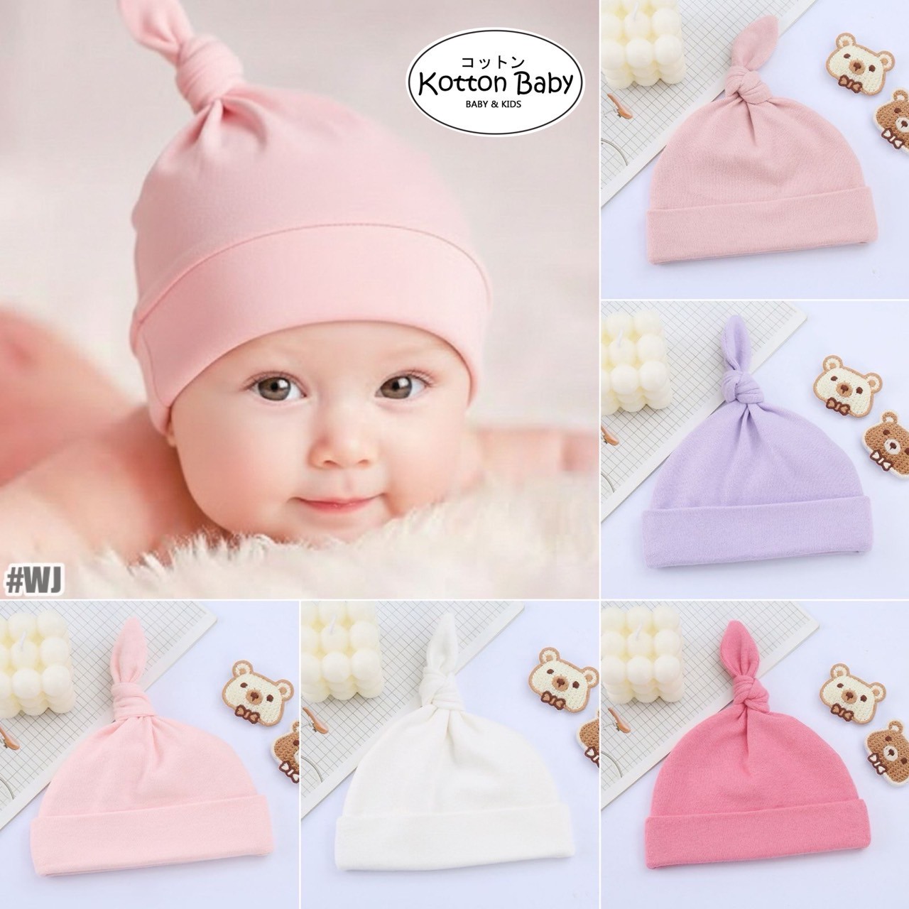 0 3 bln topi bayi newborn kupluk karakter lucu emen anak impor catalog jnwg wj wj.jpeg