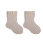 0 1 thn kaos kaki pendek bayi anak impor newborn socks unisex catalog nmbb fay khaki.jpeg