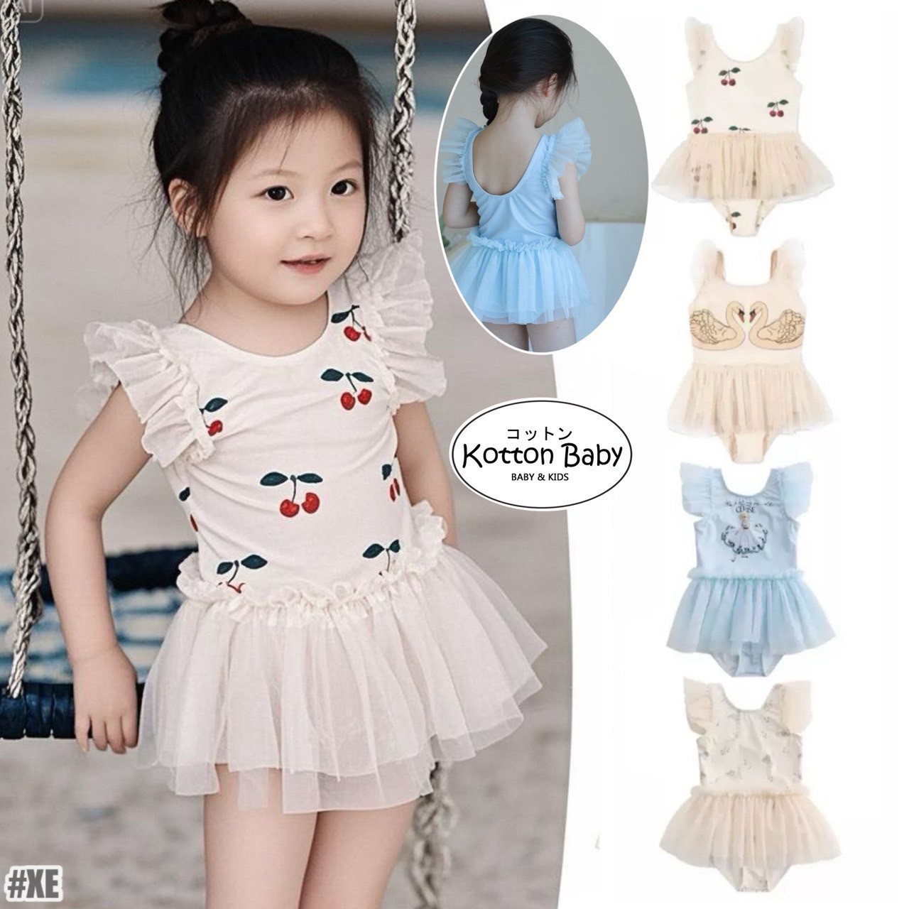 1 5 thn baju renang lengan pendek anak bayi swimwear perempuan catalog xytz xe xe 4.jpeg