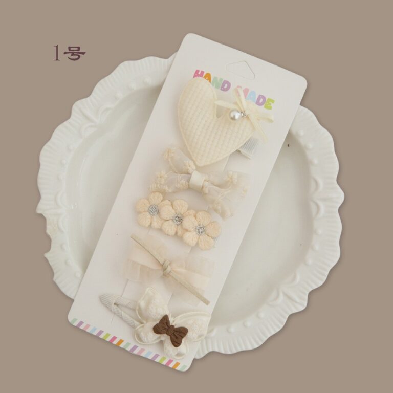 isi 5pcs set jepitan rambut pita rambut bayi anak bunga import perempuan aksesoris catalog atsp ar ar 1.jpeg