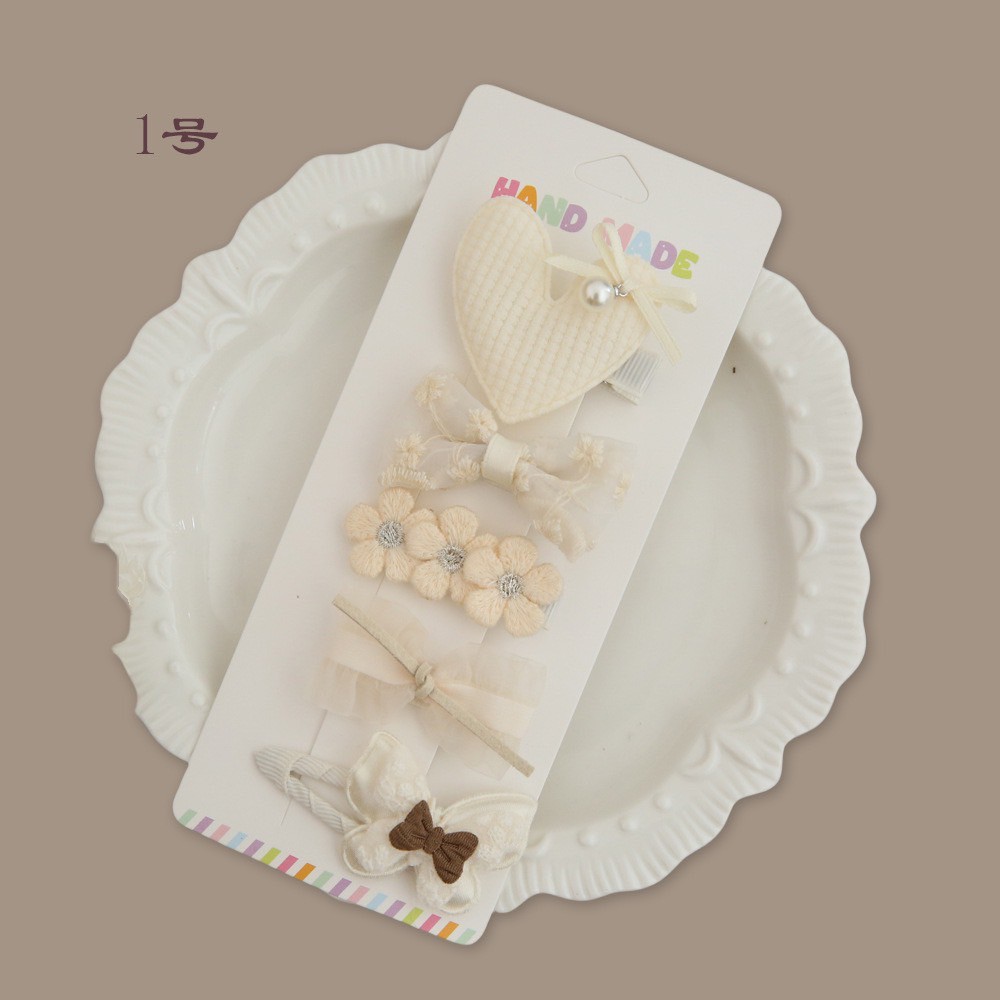 isi 5pcs set jepitan rambut pita rambut bayi anak bunga import perempuan aksesoris catalog atsp ar ar 1.jpeg